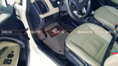 Thảm lót sàn ô tô 5D 6D Kia Rio 2012 - 2017